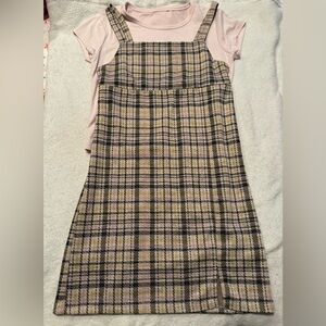 Girls size 7/8 dress and shirt set